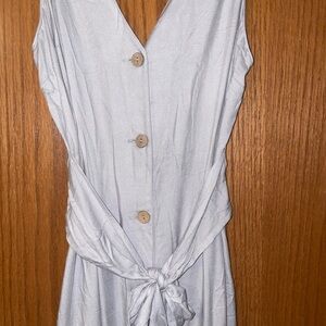 HYFVE *NWT* Madida Boutique Midi Button Down Grey Dress Size Medium